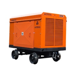 Промышленная воздушно-компрессорная шахтная станция Арсенал ЗИФ-ШВ 6/0,7 660, 380 В на скатах