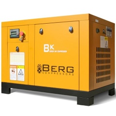 Промышленный винтовой компрессор BERG ВК-7,5Р-E/8 бар с ременным частотно-регулируемым приводом